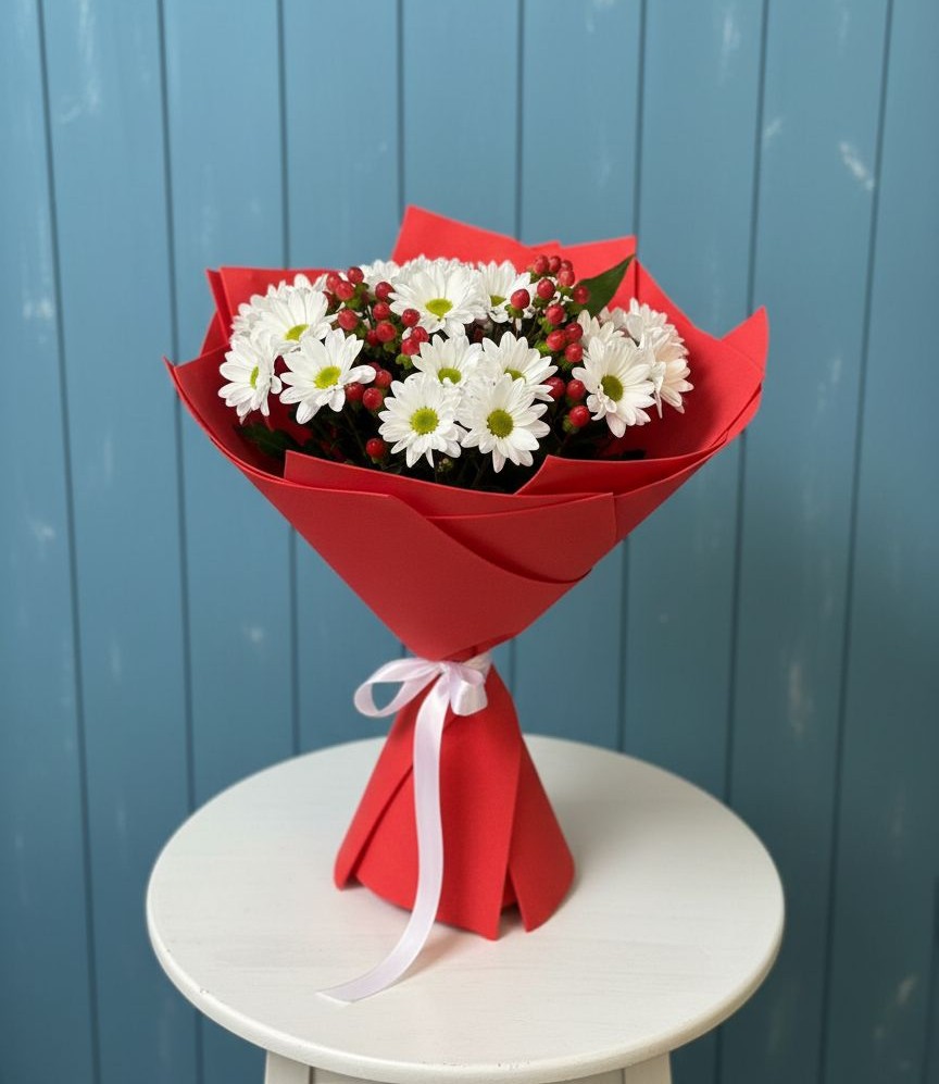 Букет цветов из: Хризантемы в Кореизе