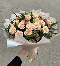 Букет Кремовые розы Латте в Кореизе