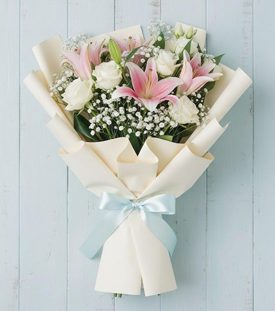 Букет цветов из: Лилии в Кореизе