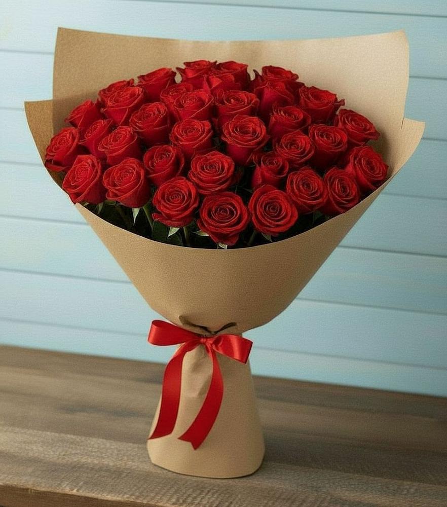 Букет Красные розы Милано в Кореизе