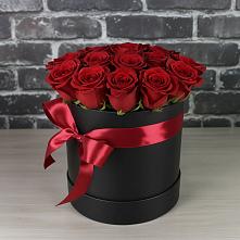 Цветочная композиция из Розы в шляпной коробке в Кореизе