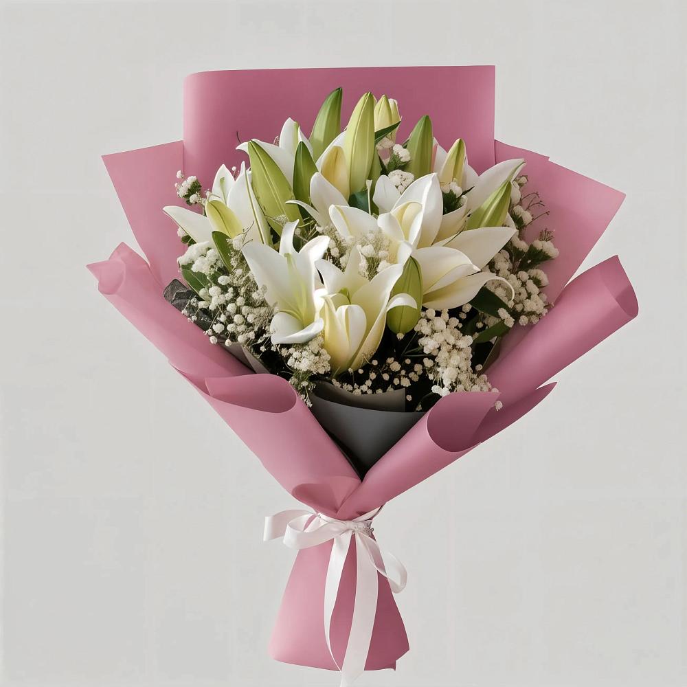 Букет цветов из: Лилии в Кореизе