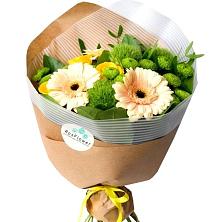 Букет цветов из:  Герберы, Розы и Хризантемы в Кореизе